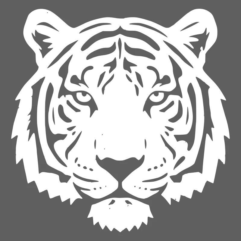 Tiger_Raubkatze_Wild_Tier_Vector Tiger Head