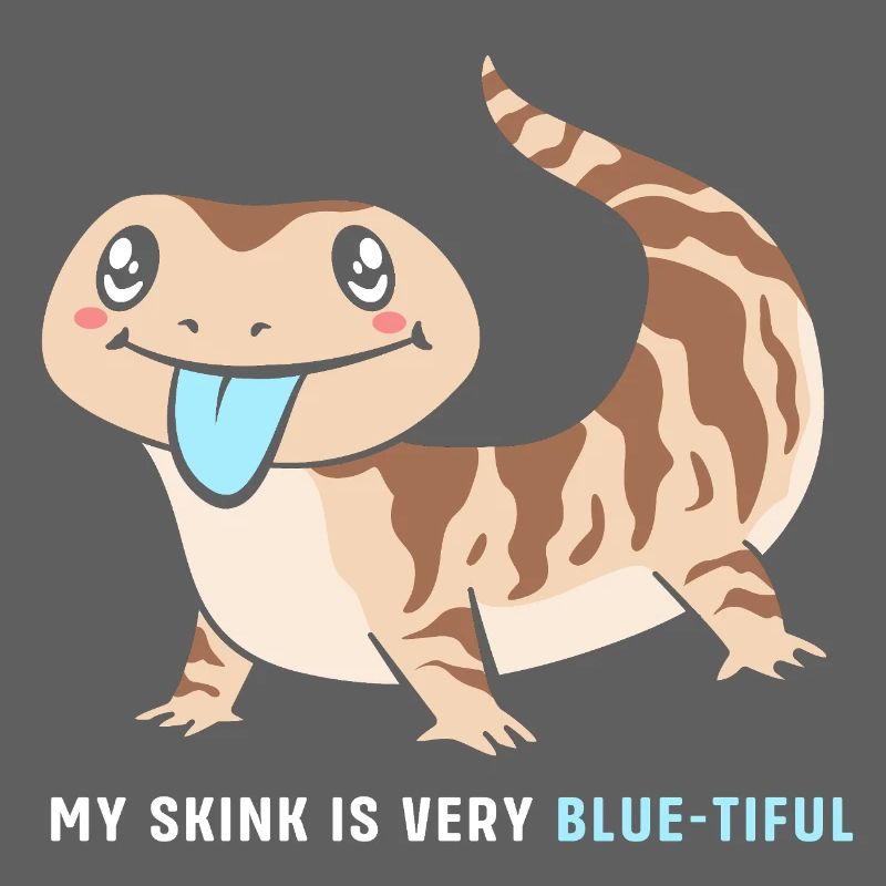 Lézard à langue bleue