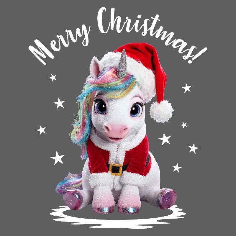 Einhorn Weihnachtsshirt Einhorn Weihnachtspullover