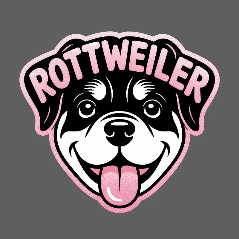 Rottweiler - Cool Pet Logo