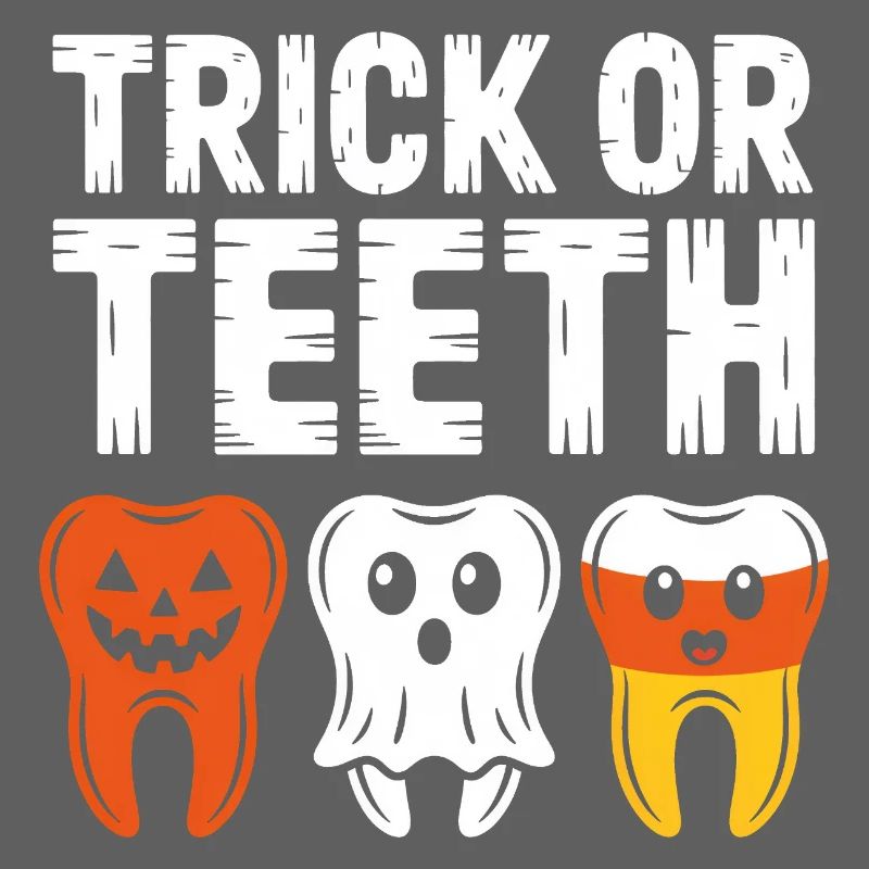 Trick oder Teeth Halloween-Trio
