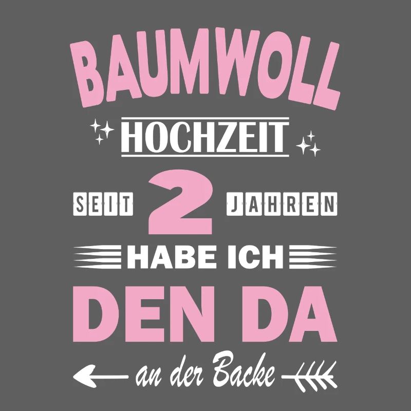 2. Hochzeitstag Jahrestag Ehefrau Geschenk