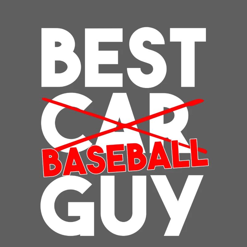 Bester Baseball-Typ Lustige Sporttypografie Kunst