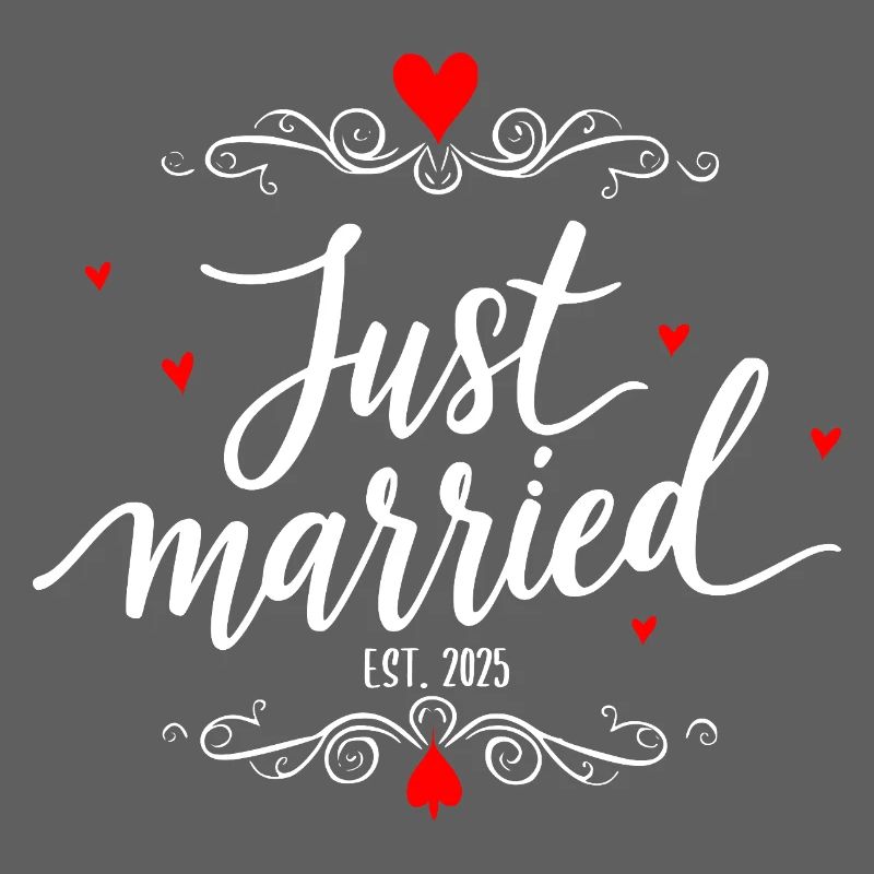 Just Married Hochzeitsdesign