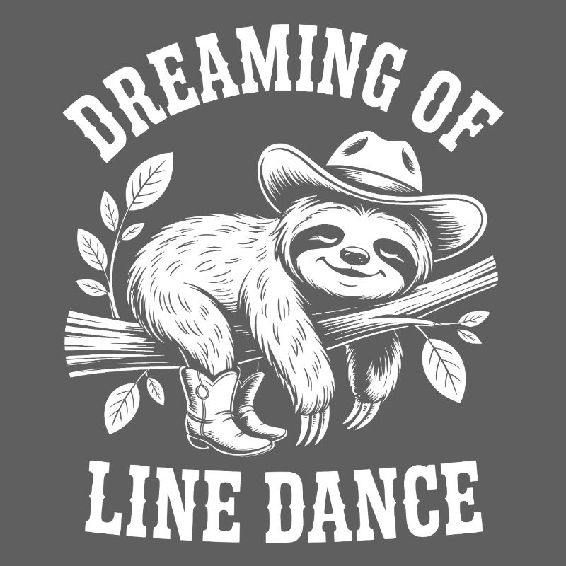 Dreaming sloth doing line dancing