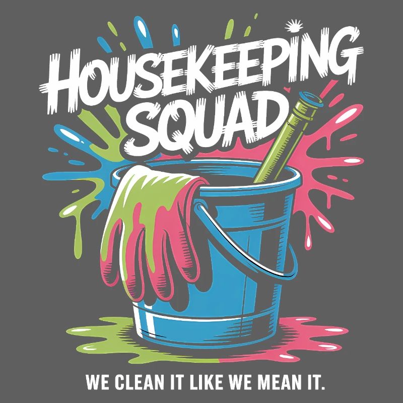 Funny Cleaning Design