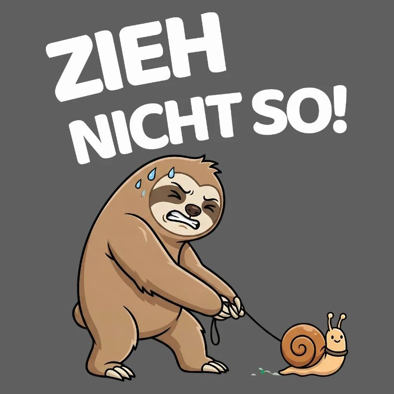 Don't pull so sloth with snail