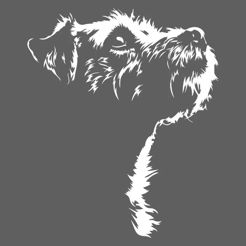 Border Terrier Silhouette Hunde Hund Wilsigns