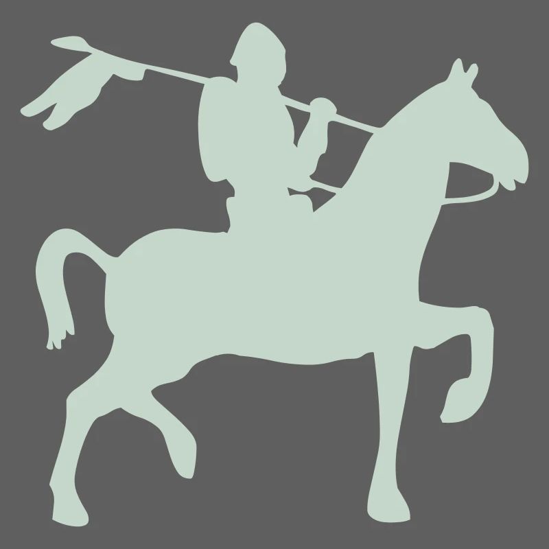 Chevalier guerrier à cheval