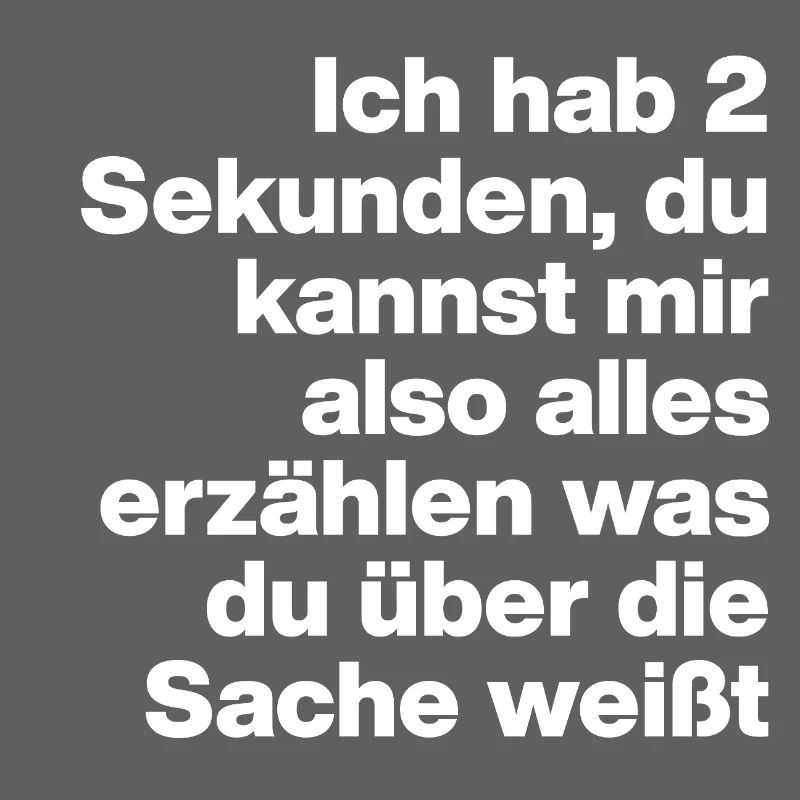 2 SECONDES, T’ES STUPIDE ? SARCASME, COQUIN