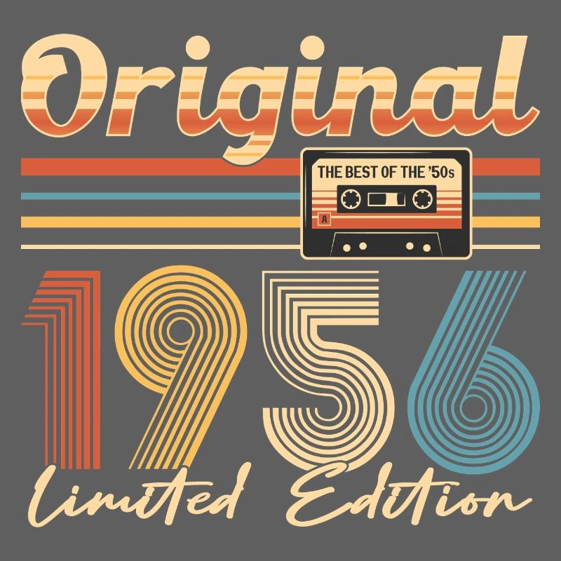 70e anniversaire, 70 ans, original 1956