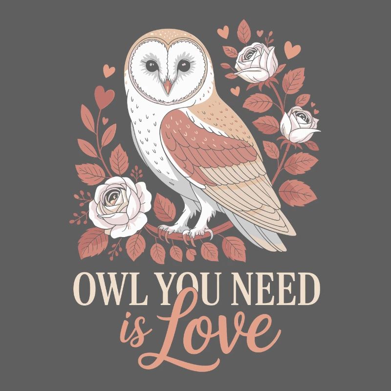 Eulen Owl You Need Is Love Eule Liebe Valentinstag