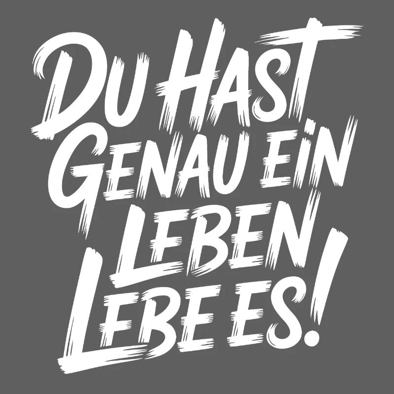 Du hast genau ein Leben - Lebe Es