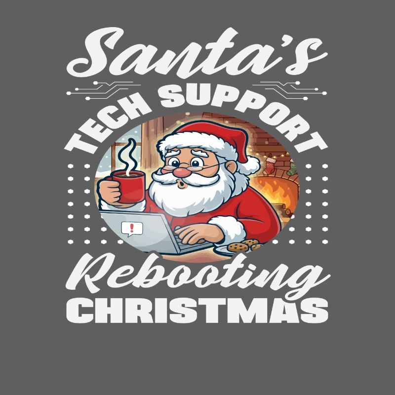 Support technique du Père Noël pour l’informatique de Noël