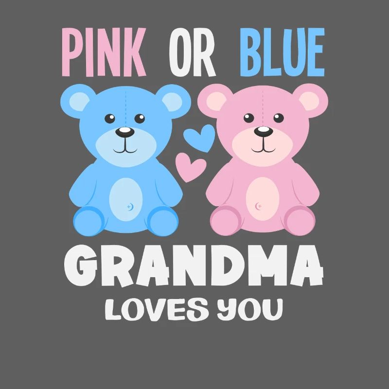 Pink Oder Blau Oma Liebt Dich