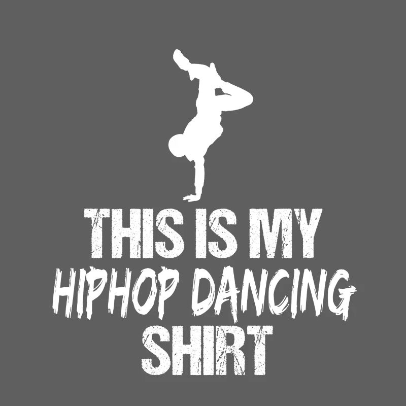 Silhouette de danseuse de rue Retro Breakdance Hip Hop