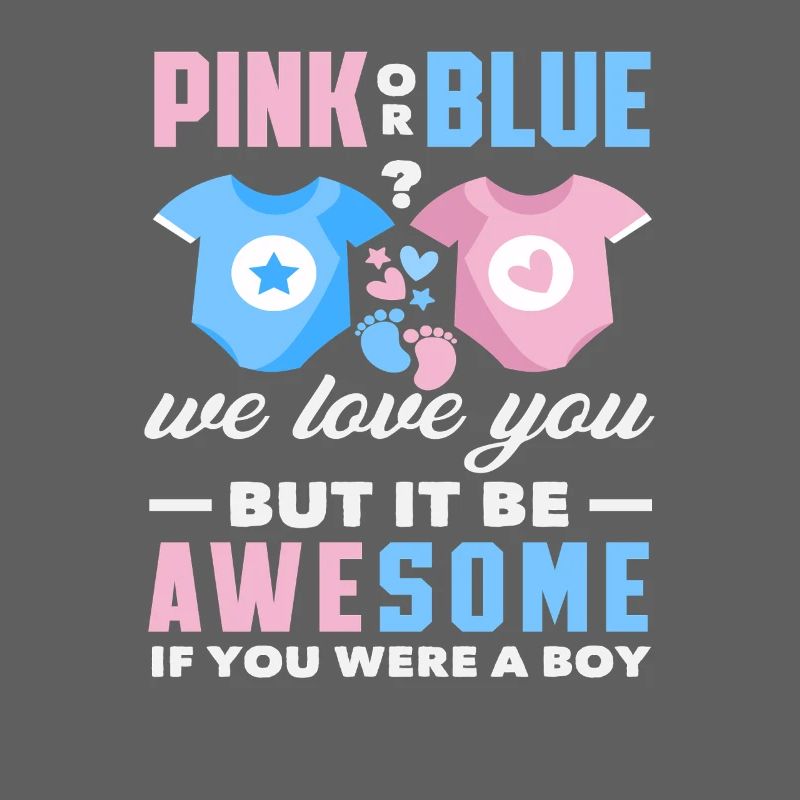 Pink Oder Blau Wäre Toll Wenn Junge