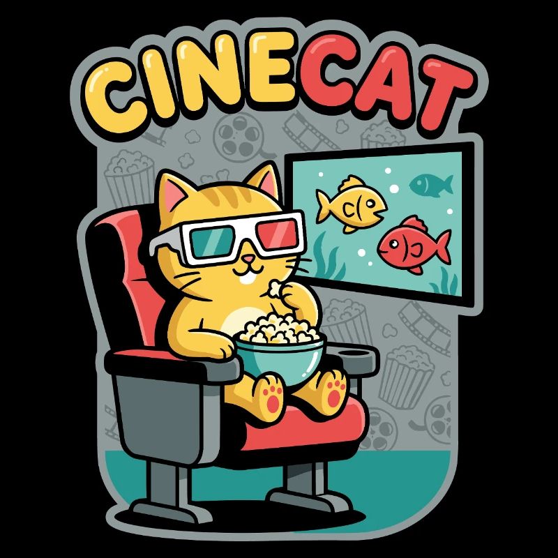 CineKat Cinema Cat Popcorn