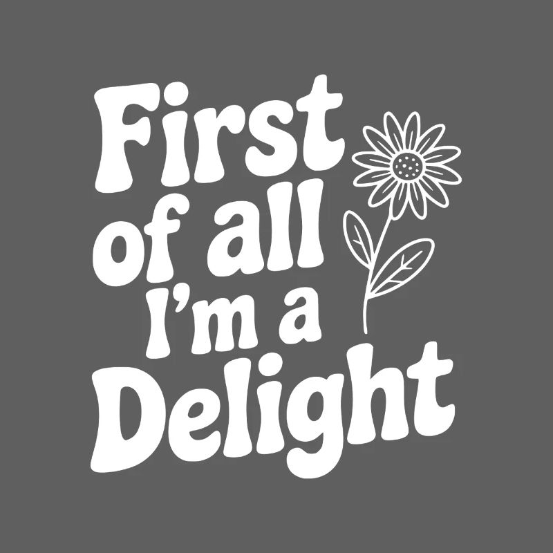 Zunächst einmal bin ich eine Freude