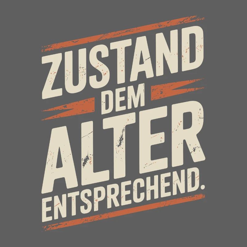 Zustand Dem Alter Entsprechend Oldtimer Geburtstag