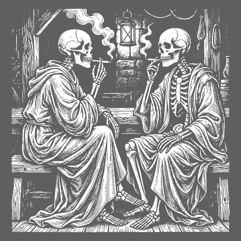 Midnight Skeleton Tea Chat