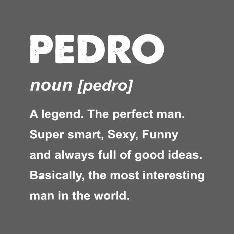 Typographie de Pedro Legend Tee
