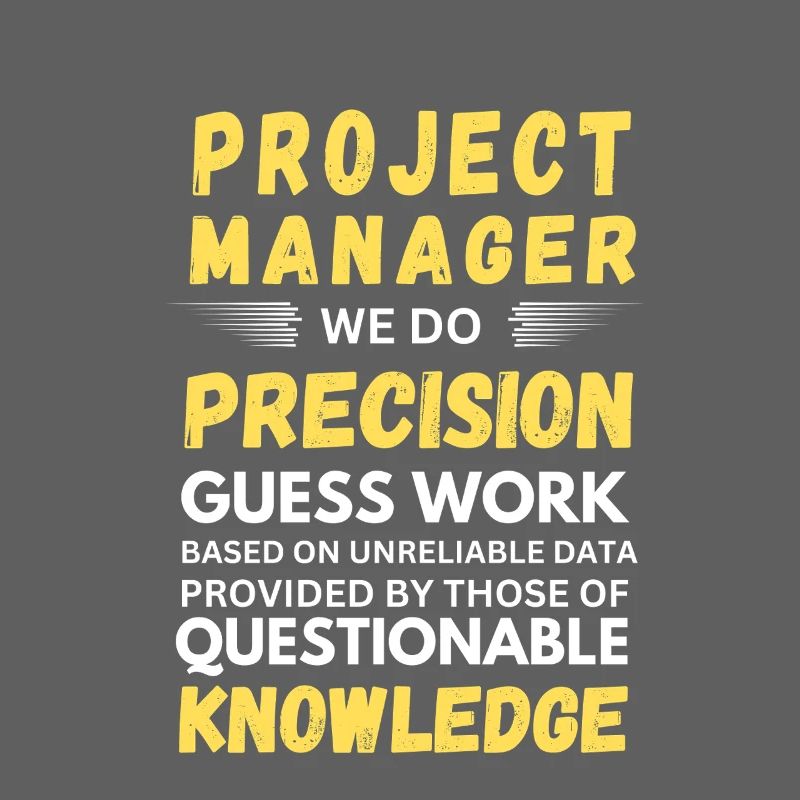 Project Manager We Do Precision Guess Work