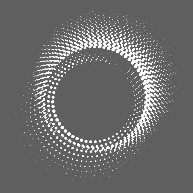 Concentric Dot Spiral
