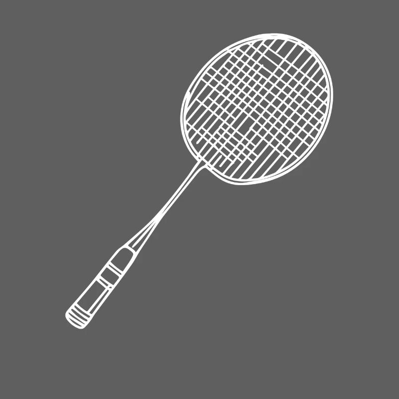 Match de raquette de badminton