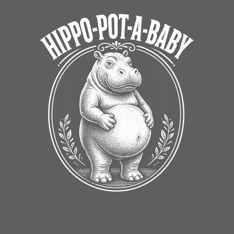 Mère enceinte Hippopotam-un-bébé Hippopotam-un-bébé Hippopotame
