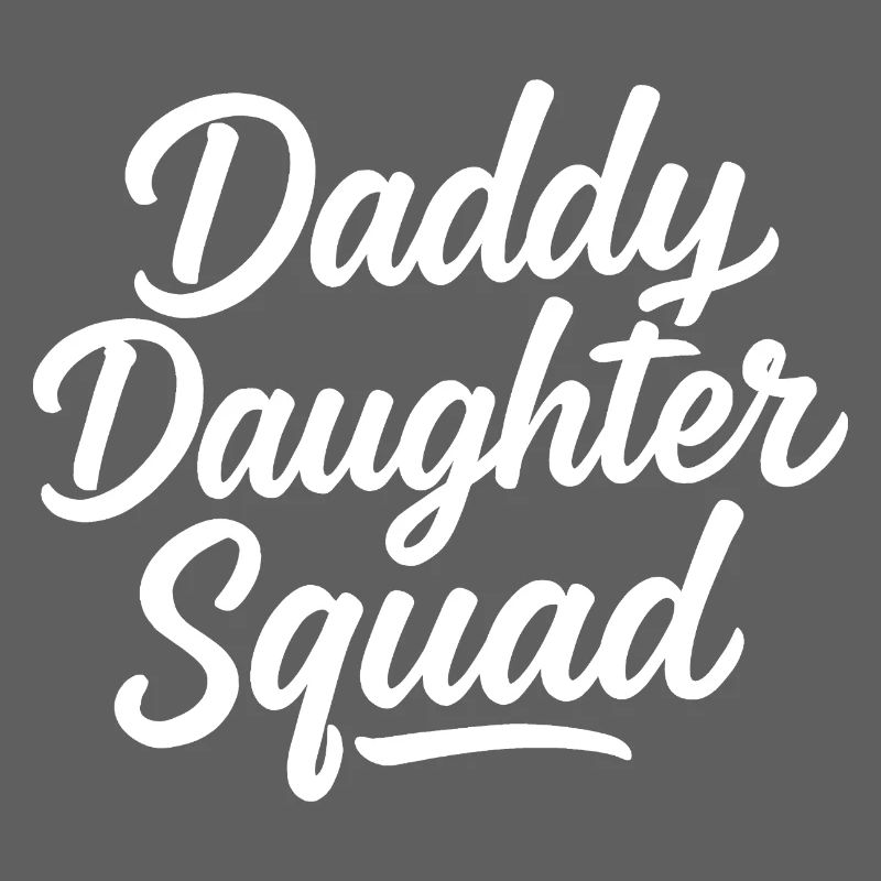 Daddy Daughter Squad Matching Vater Tochter