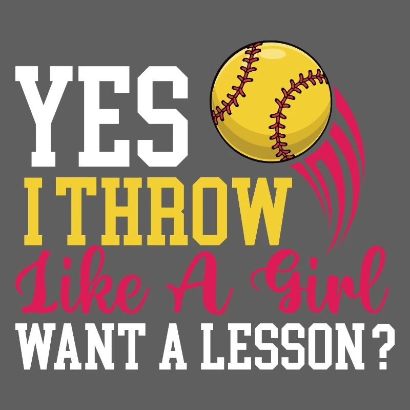 Ja, ich warf wie ein Mädchen, will eine Lektion