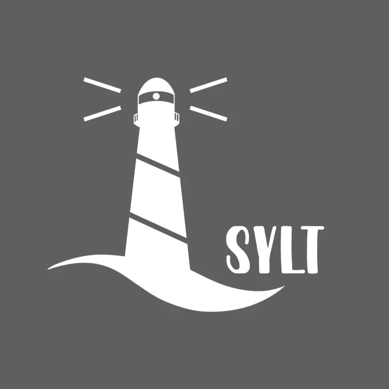 Leuchtturm Sylt weiß)