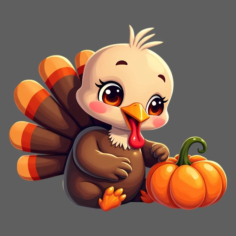 Bébé dinde de Thanksgiving