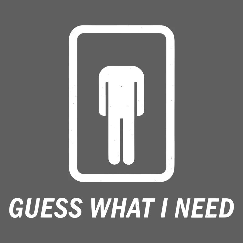 Raad Eens Wat Ik Nodig Heb Headless Grappig TShirt