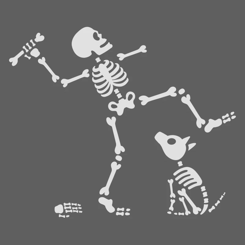 Go fetch bone dog skeleton arm