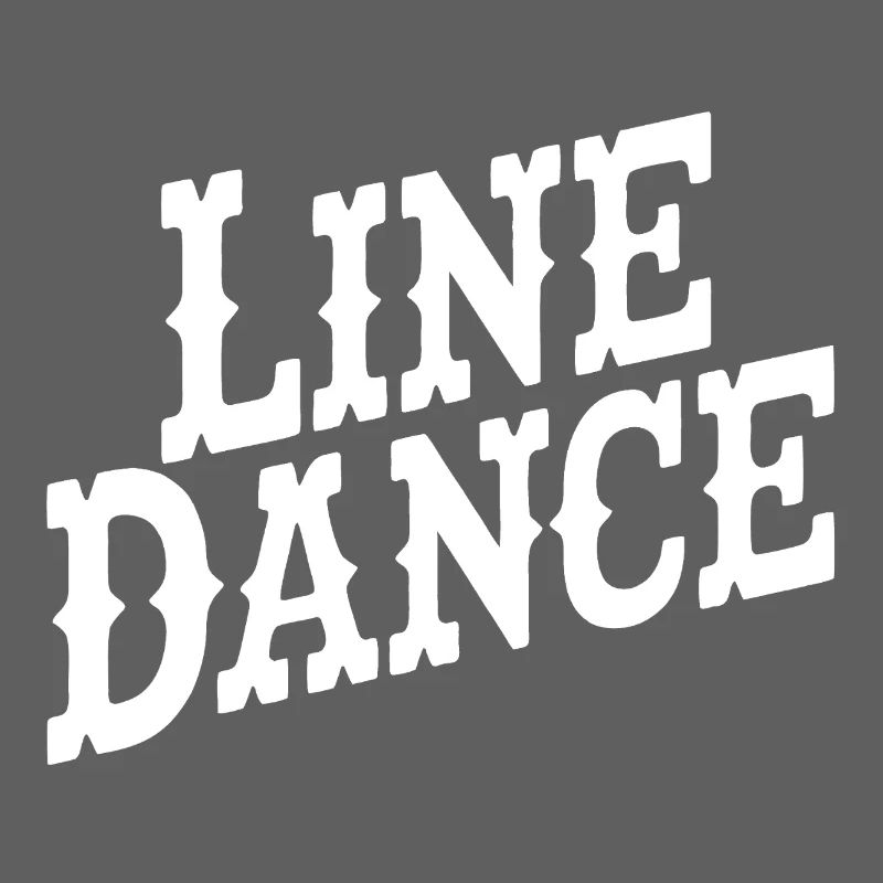 Style typographique de la danse en ligne