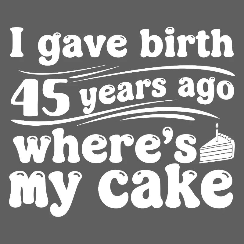 Birthday 45 years ago – cake?