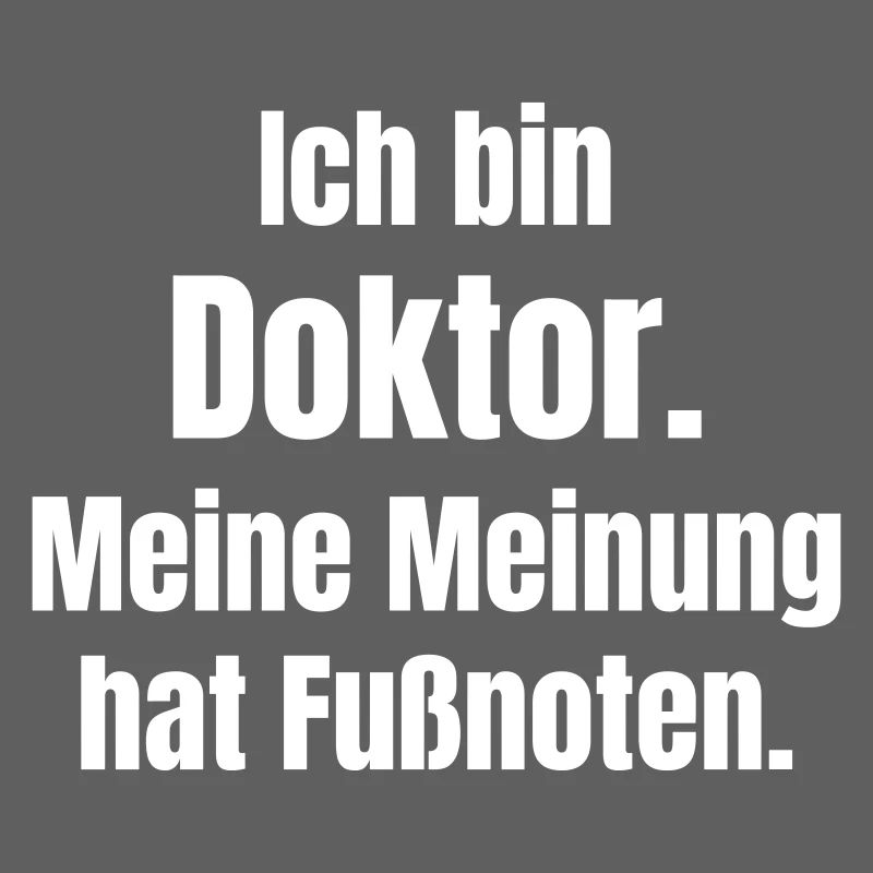 Je suis médecin – Avis en note de bas de page