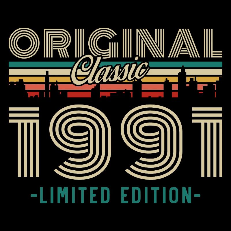 Original 1991 Vintage Retro Geburtstagsgeschenk
