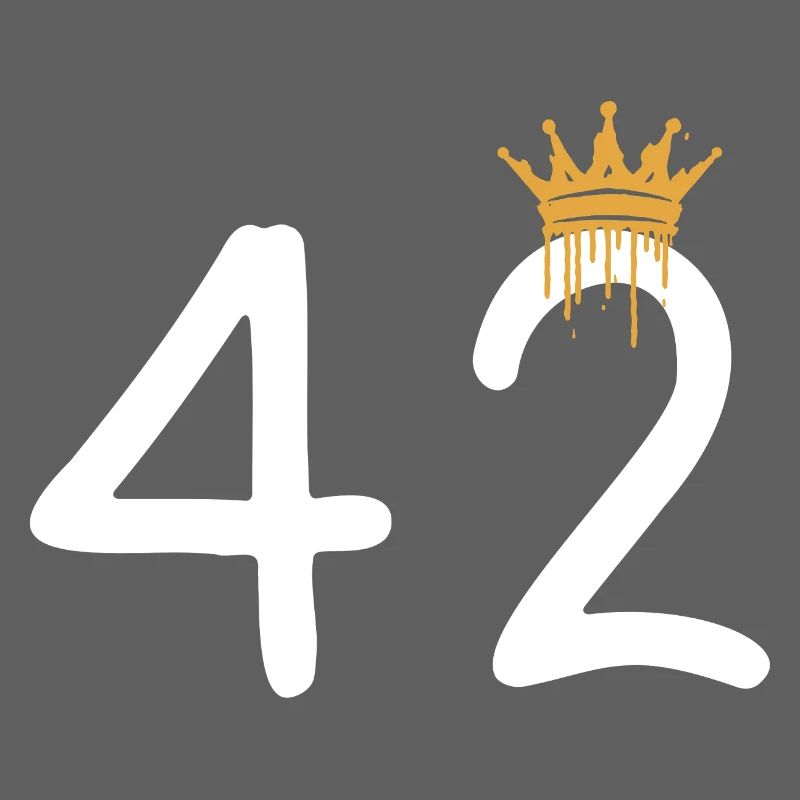 Graffiti numéro 42 avec couronne