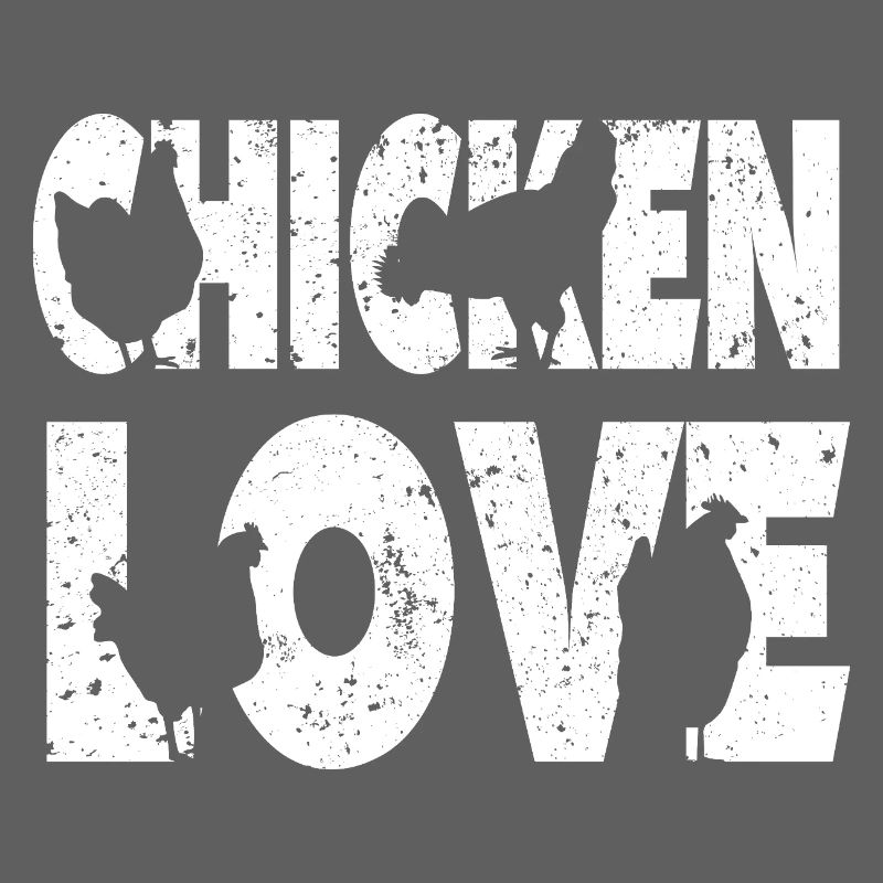 Chicken Love Graffiti Design
