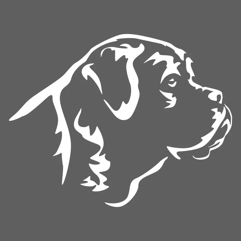 Bordeaux Great Dane Head « Black Edition »