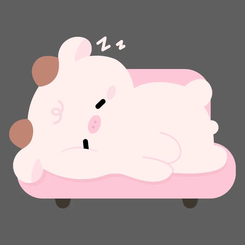 Vache fatiguée