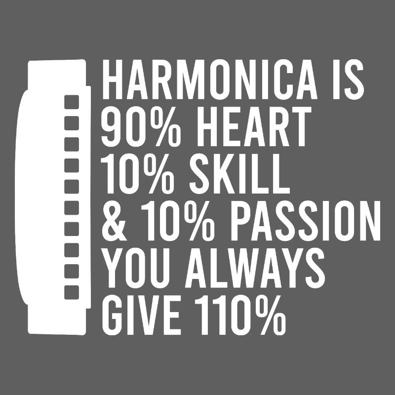 Harmonica Musican Heart Skill Passion Harmonica