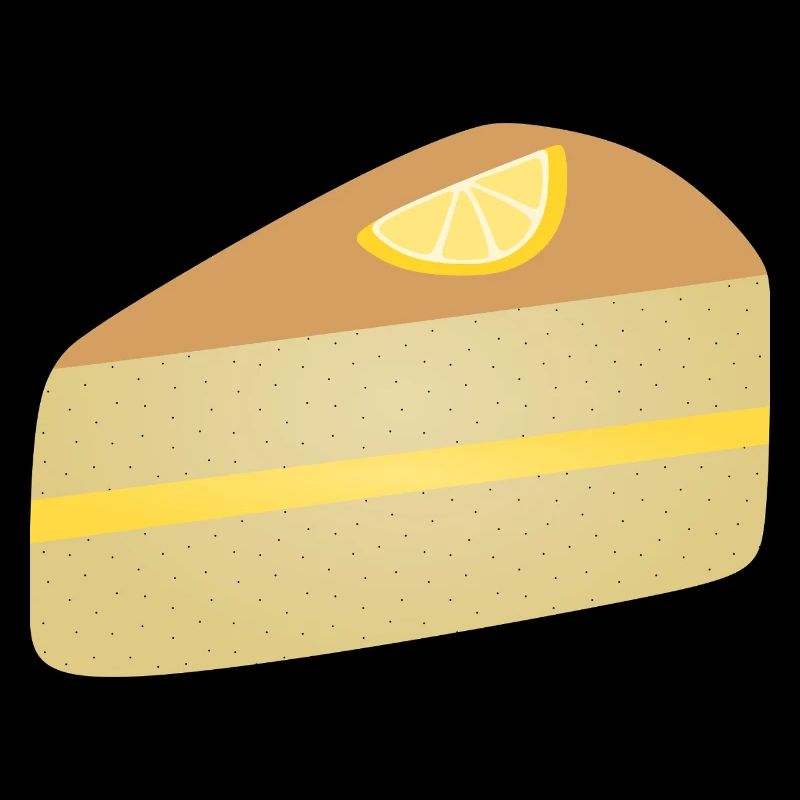 Tranche de citron Gâteau aux graines de pavot Dessert Agrumes