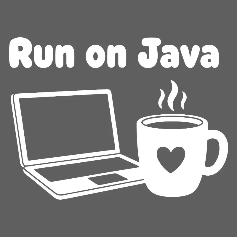 Java Run Cafe Ordinateur portable Coeur