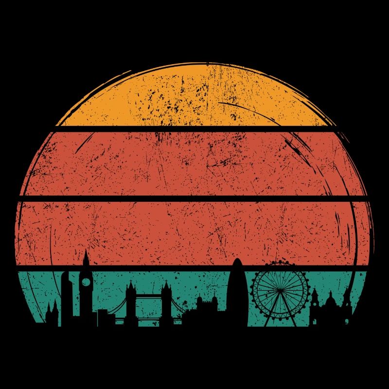 Sonnenuntergang Skyline Silhouette