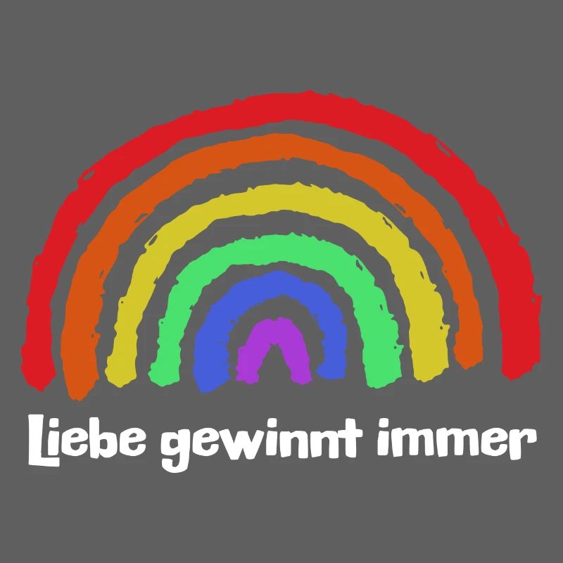 Regenbogen Frieden Freiheit Liebe Statement