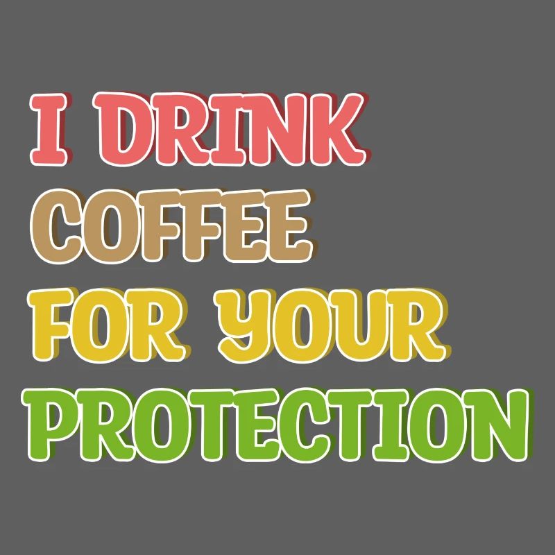 Déclaration de consommation de café Buveur de café humoristique